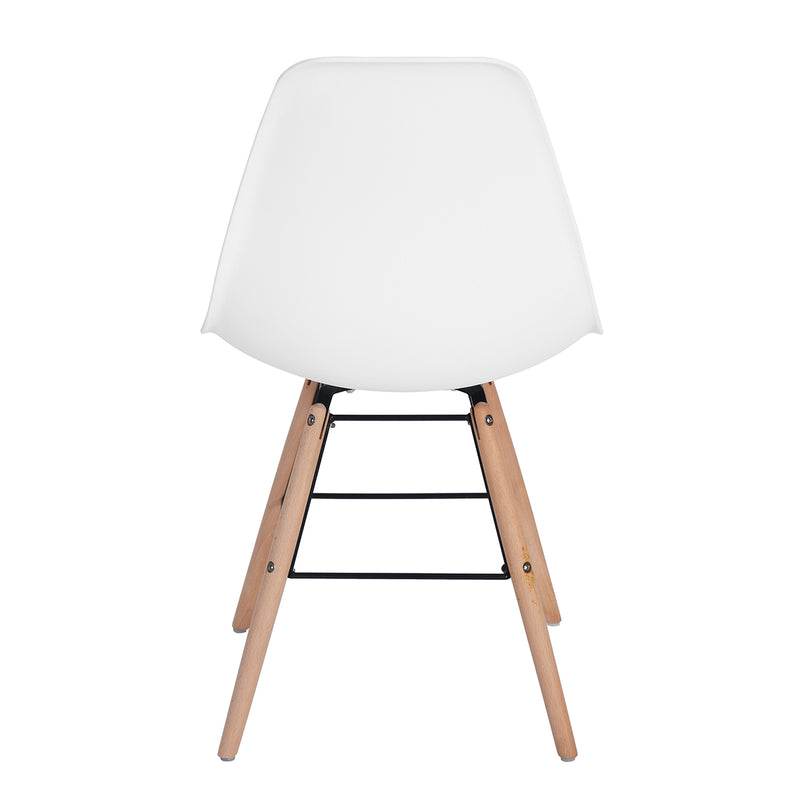 ARGUS Set of 4 Scandinavian and Industrial Style Dining Chairs