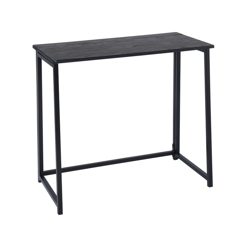 ASCOLI BLACK - Practical black and wood folding desk