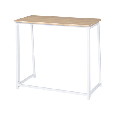 ASCOLI - Practical white and wood folding desk