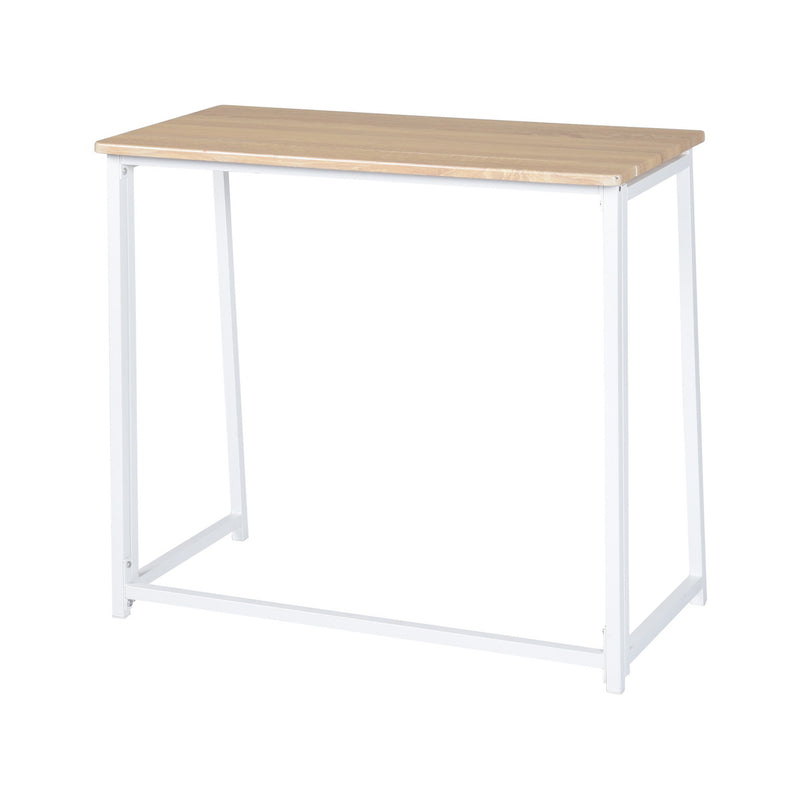 ASCOLI - Practical white and wood folding desk