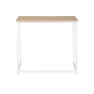 ASCOLI - Practical white and wood folding desk