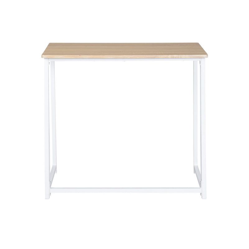 ASCOLI - Practical white and wood folding desk
