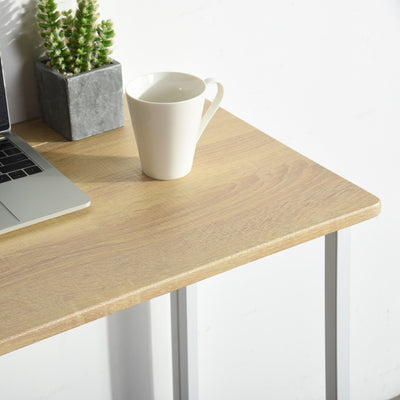 ASCOLI - Practical white and wood folding desk