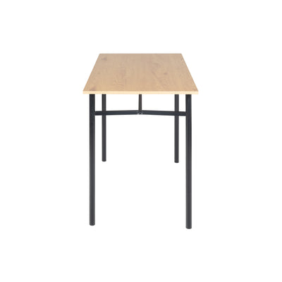 BAGEHOT - Dining table in black industrial style and wood