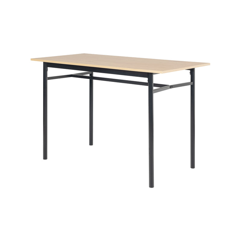 BAGEHOT - Dining table in black industrial style and wood