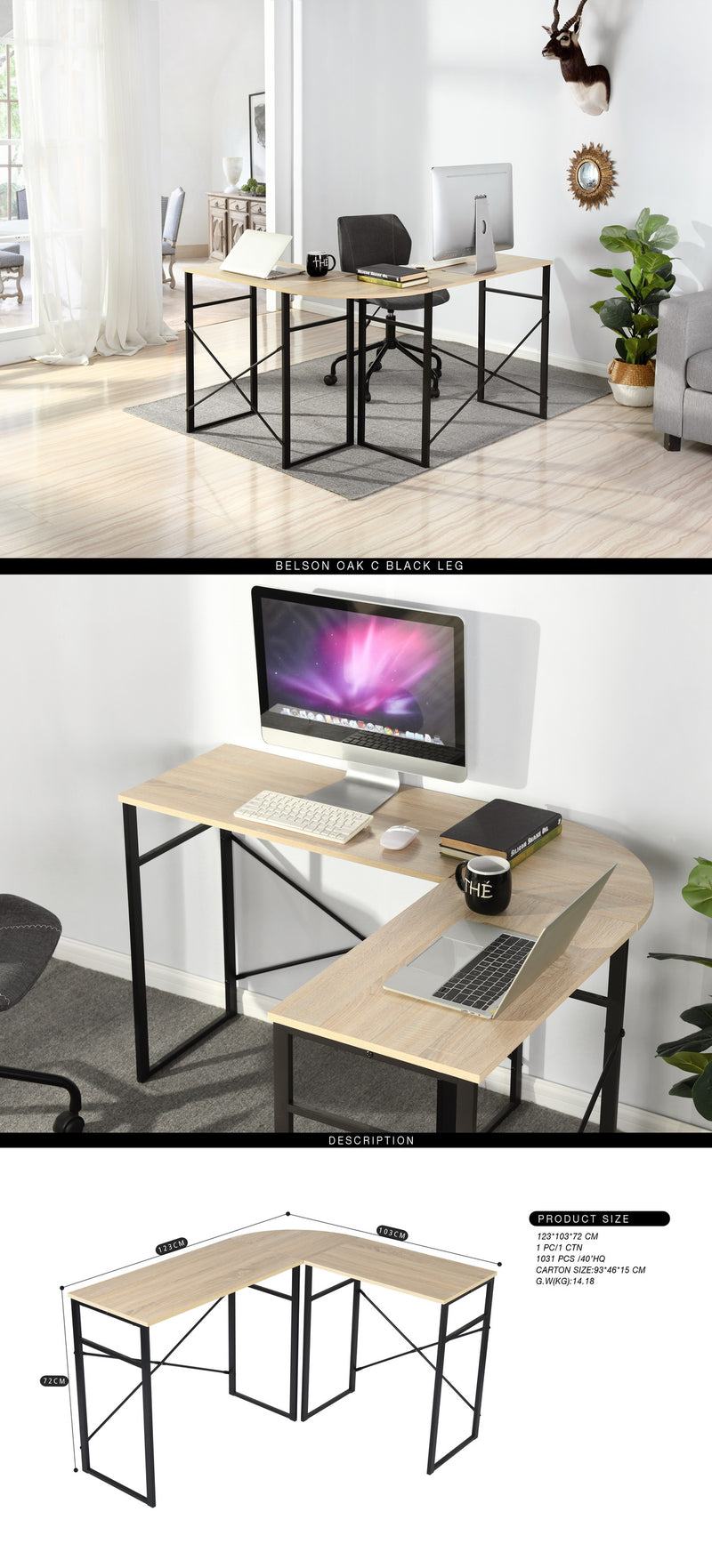 BELSON OAK C BLACK LEG