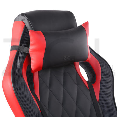 BURGUNDY RED - Black and red gaming chair