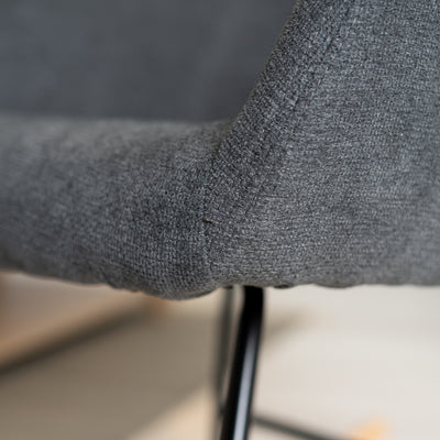 HIGUAIN - Dark Grey Rocking Chair Rocking Chair
