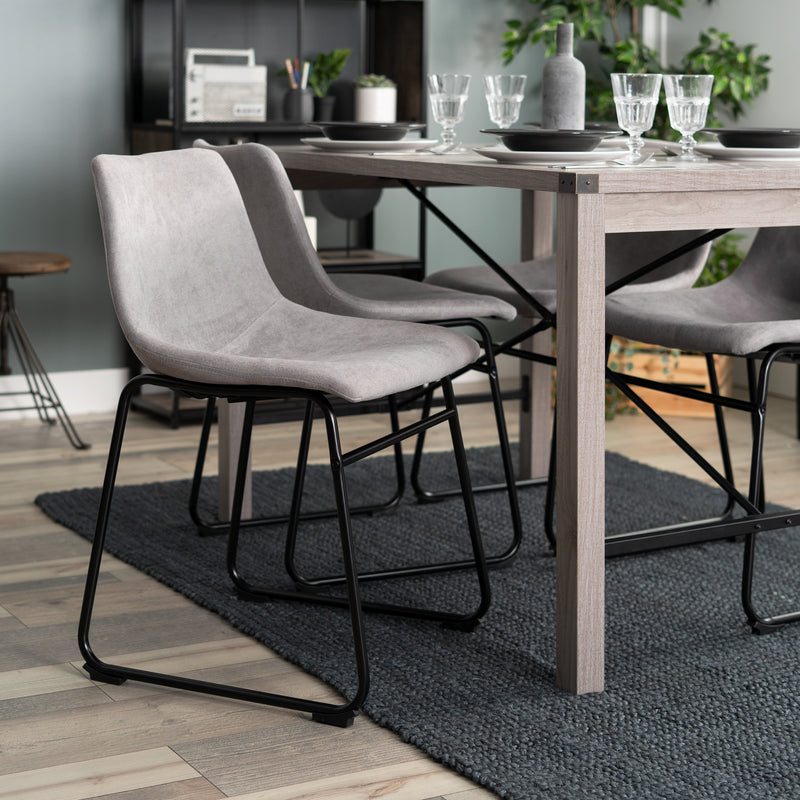 GENOVA FABRIC GREY 2PCS