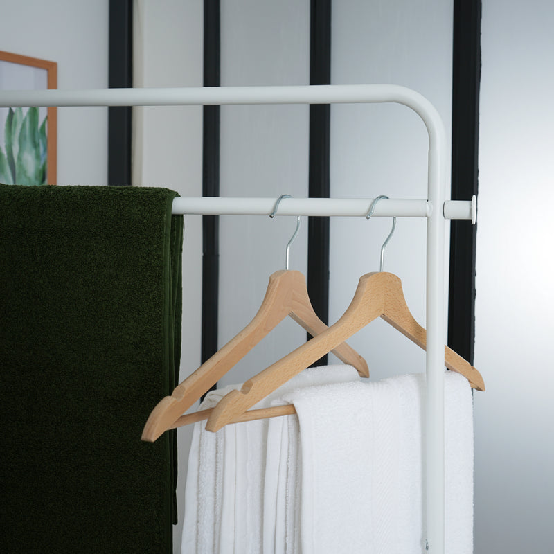 GANT WHITE - Modern and elegant white towel holder