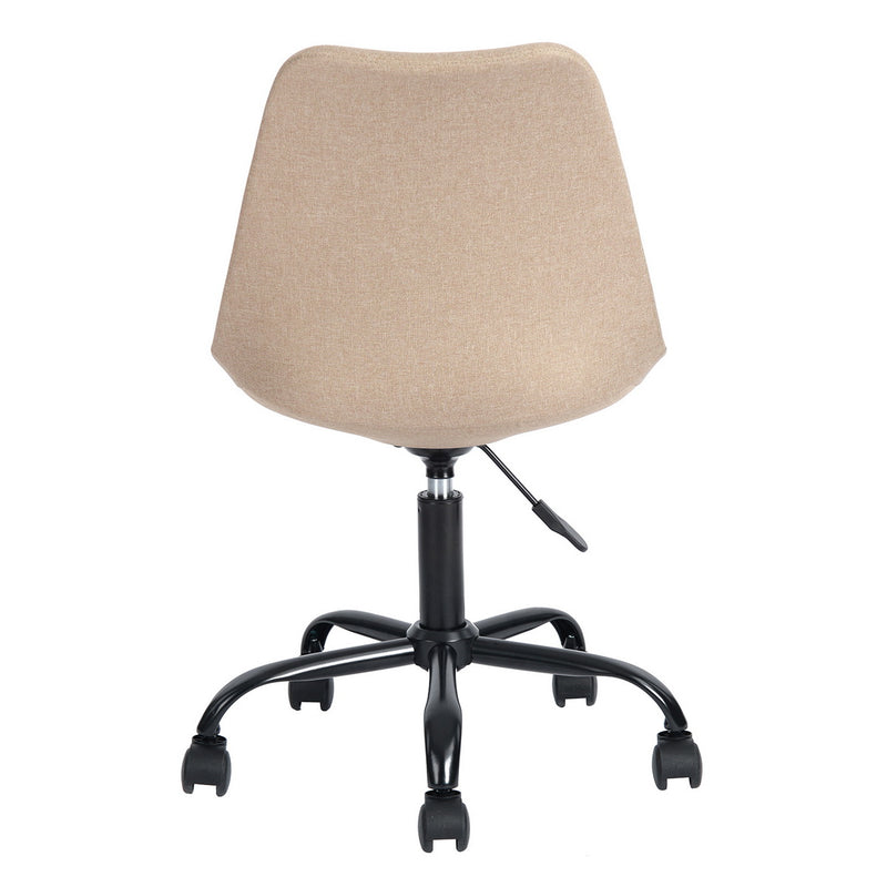 HIGOS FABRIC BEIGR - Scandinavian style office chair in beige
