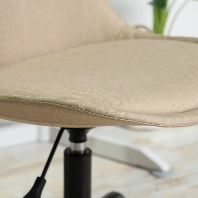 HIGOS FABRIC BEIGR - Scandinavian style office chair in beige