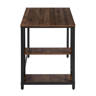 PAGODA - modern black and wood industrial desk