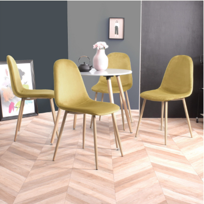 CHARLTON VELVET YELLOW OAK LEG