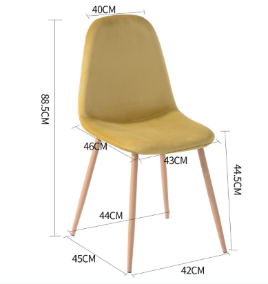 CHARLTON VELVET YELLOW OAK LEG