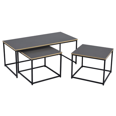 RICKY 110CM - Set of 3 modern and designer nesting coffee tables