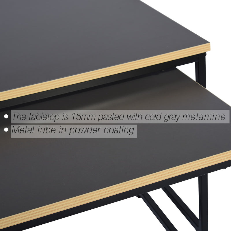 RICKY 110CM - Set of 3 modern and designer nesting coffee tables
