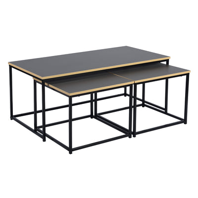 RICKY 110CM - Set of 3 modern and designer nesting coffee tables