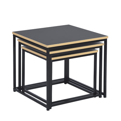 RICKY 3PC SET 50CM - Set of 3 modern and design nesting coffee tables