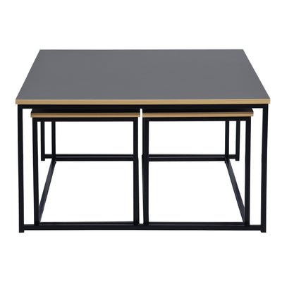 RICKY 80CM - Set of 3 modern and design nesting coffee tables