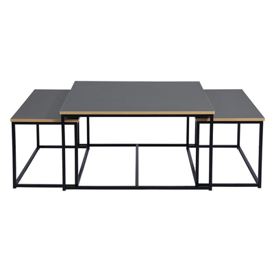 RICKY 80CM - Set of 3 modern and design nesting coffee tables