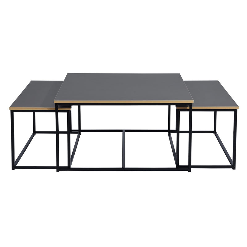 RICKY 80CM - Set of 3 modern and design nesting coffee tables