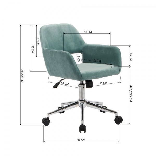 ROSS CHROME VELVET AQUA