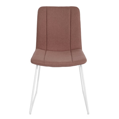 SUED DARK RED - Set of 2 designer dining chairs comfortable red