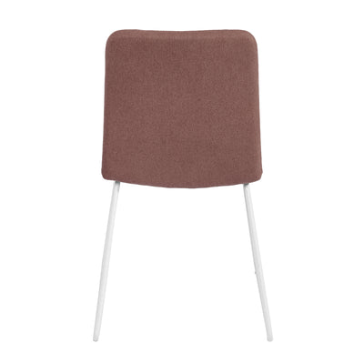SUED DARK RED - Set of 2 designer dining chairs comfortable red