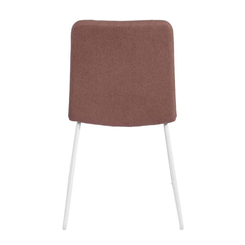 SUED DARK RED - Set of 2 designer dining chairs comfortable red