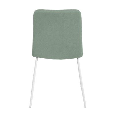 SUED GREEN - Set of 2 designer dining chairs comfortable green
