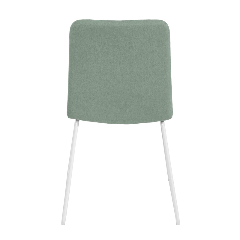 SUED GREEN - Set of 2 designer dining chairs comfortable green