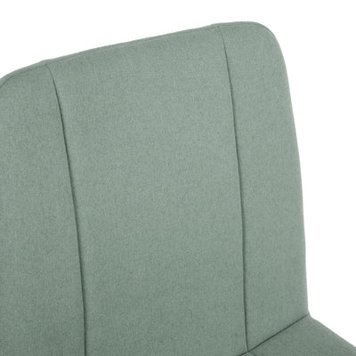 SUED GREEN - Set of 2 designer dining chairs comfortable green