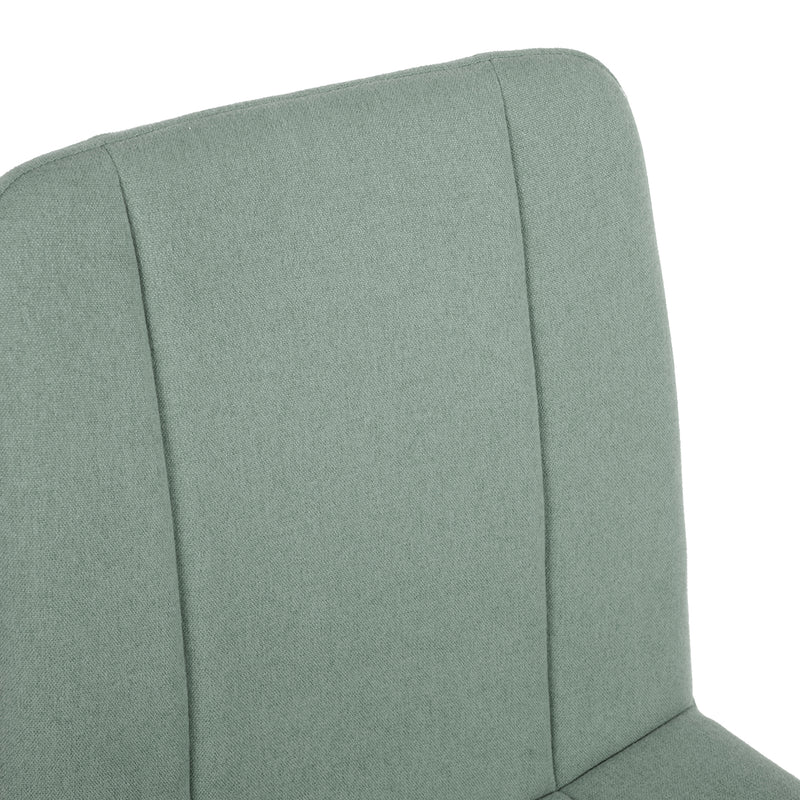 SUED GREEN - Set of 2 designer dining chairs comfortable green