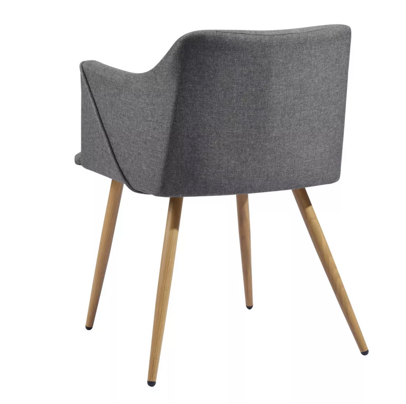 ALDRIDGE - Scandinavian style velvet dining chairs - Set of 2