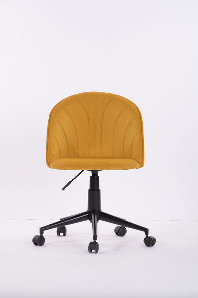DUDLEY VELVET - Adjustable office chair