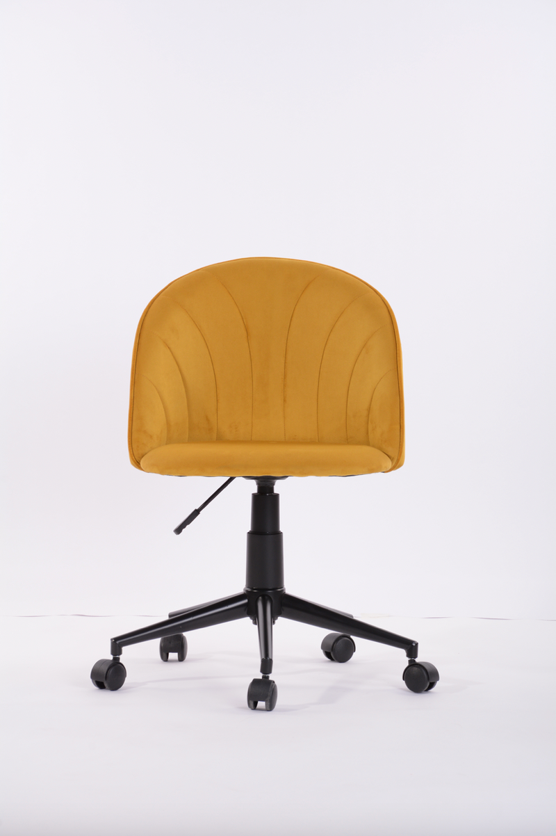 DUDLEY VELVET - Adjustable office chair