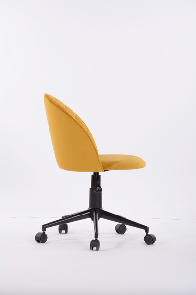 DUDLEY VELVET - Adjustable office chair