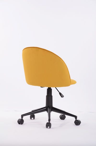 DUDLEY VELVET - Adjustable office chair