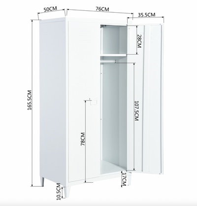 ESPERSSO - Metal cabinet with 2 doors
