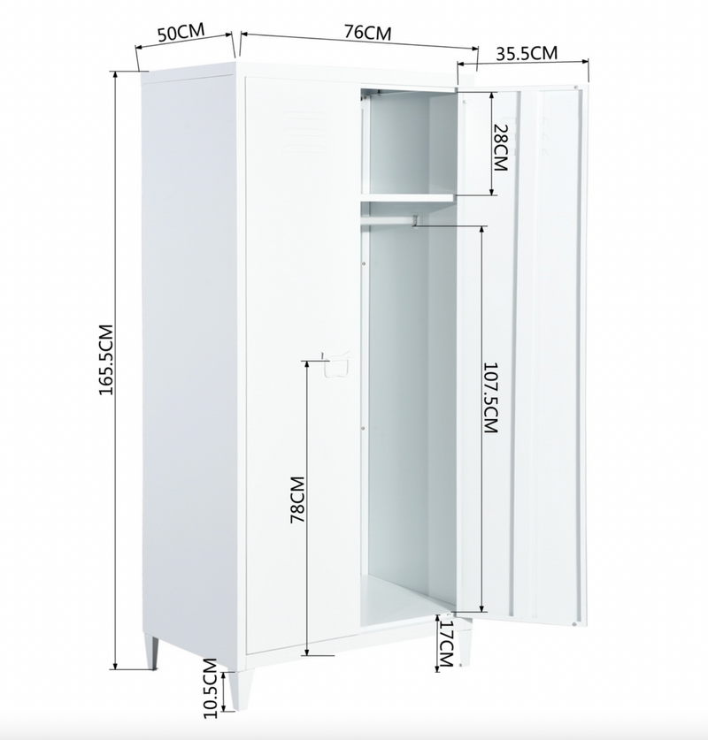 ESPERSSO - Metal cabinet with 2 doors