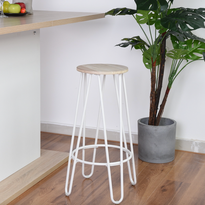 ESSIA - Industrial bar stools - Set of 2