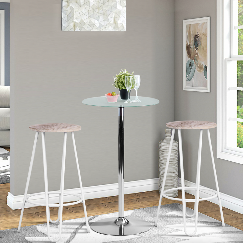 ESSIA - Industrial bar stools - Set of 2