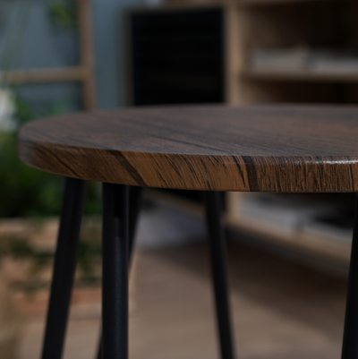 ESSIA - Industrial bar stools - Set of 2