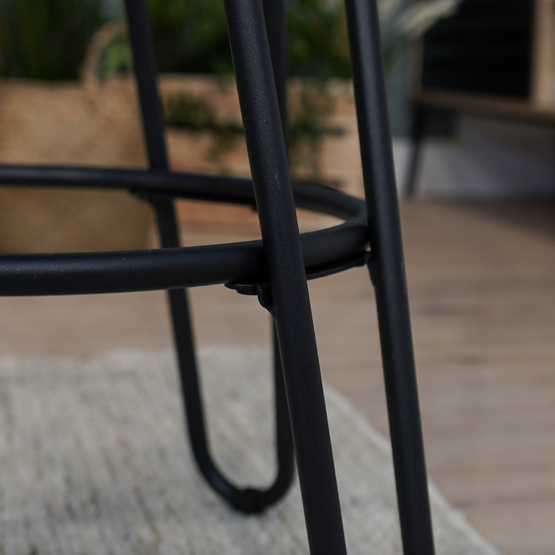 ESSIA - Industrial bar stools - Set of 2