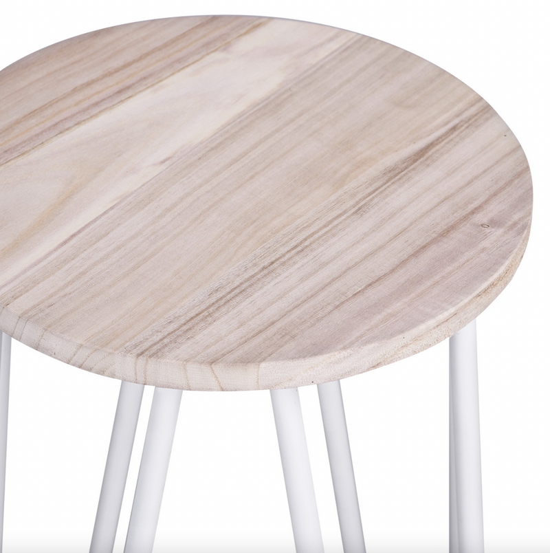 ESSIA - Industrial bar stools - Set of 2