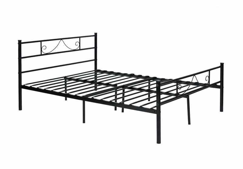 BEARD - Classic metal double bed frame