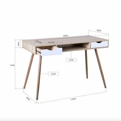 BOSUT - Scandinavian wood desk