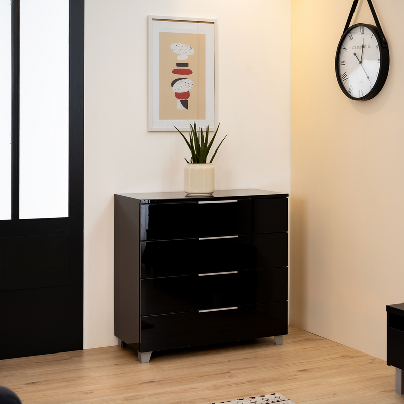 CASSIOPE - Commode de rangement 4 tiroirs