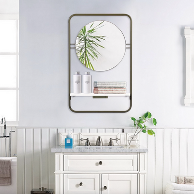 HAGAN - Round wall mirror
